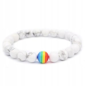 OPASKA TĘCZOWA TĘCZA LGBT BRANSOLETKA PL48 UNISEX 8