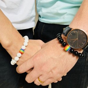 OPASKA TĘCZOWA TĘCZA LGBT BRANSOLETKA PL48 UNISEX 9