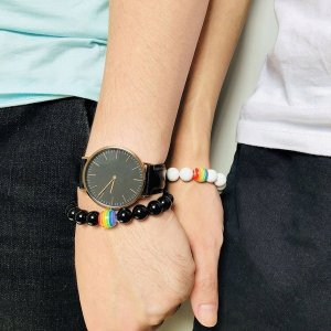 OPASKA TĘCZOWA TĘCZA LGBT BRANSOLETKA PL48 UNISEX 10