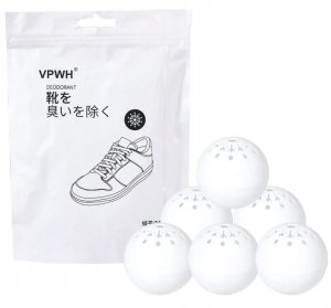 Odświeżające KULKI do Butów SZAFY Zapachowe ZIELONEJ HERBATY Obuwia 6 Sztuk 2