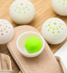 Odświeżające KULKI do Butów SZAFY Zapachowe ZIELONEJ HERBATY Obuwia 6 Sztuk 3