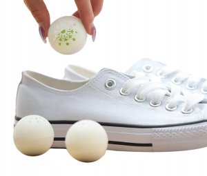 Odświeżające KULKI do Butów SZAFY Zapachowe ZIELONEJ HERBATY Obuwia 6 Sztuk 4