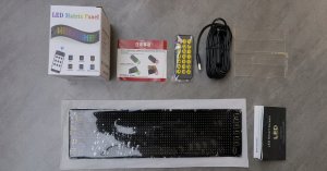 WYŚWIETLACZ Led FULL COLOR do AUTA WITRYNĘ USB Bluetooth TWÓJ PROJEKT Appka 4