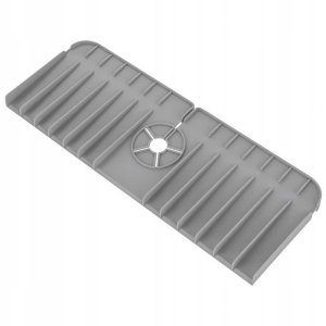 OCIEKACZ KUCHENNY ŁAZIENKOWY NA GĄBKĘ do ZLEWU BATERII Jasnoszary TPT 2