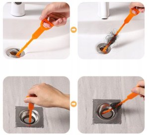 UDRAŻNIACZ PRZEPYCHACZ DO Rur Odpływu ZLEWU 51cm 8