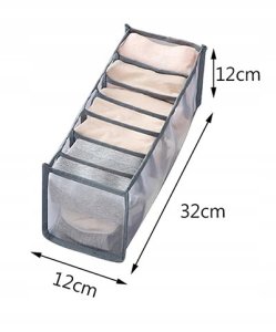 ORGANIZER Na SKARPETKI BIELIZNĘ SZAFY Komplet 3szt 6
