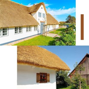 Strzecha SŁOMA SZTUCZNA na DACH Dekoracyjna 100x50cm TIKI HUTS Hawajska BAR 14