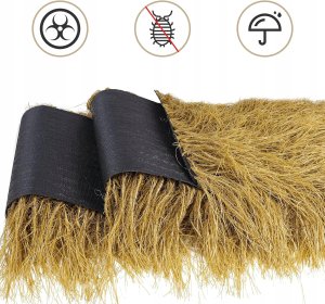 Strzecha SŁOMA SZTUCZNA na DACH Dekoracyjna 100x50cm TIKI HUTS Hawajska BAR 5