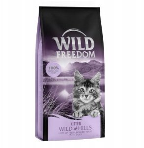 Sucha karma dla kota Wild Freedom Kitten "Wild Hills", kaczka 6,5 kg 1
