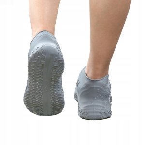 Ochraniacze POKROWCE BUTY NIEPRZEMAKALNE BIEŻNIK GRUBE Antypoślizgowe r.M 4