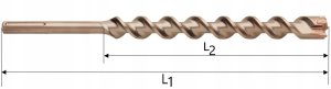Wiertło Diager Hammerbor 18,0x690/550mm Ultimax SDS-MAX 6-skærs 6