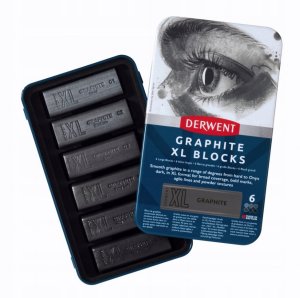 Derwent XL Graphite Blocks 6 stk tin 2