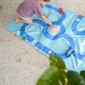 QUUT Dwustronny recznik plazowy PlayTowels L (180 x 100cm) Road 2