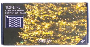 Lampki choinkowe Sirius Top-Line Energy Net StartSet 100L 2