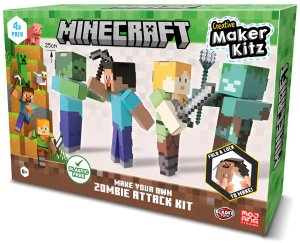MINECRAFT craft kit Make your own zombie attack 1