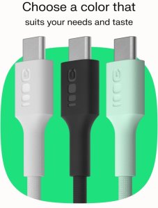 Kabel USB Green Cell USB-C - USB-C 0.3 m Niebieski (KABGC100PS30MG) 8