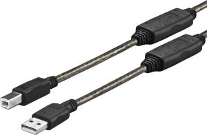 Kabel USB VivoLink USB-A - micro-B 5 m Czarny (PROUSBAB5) 1