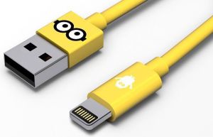 Kabel USB Tribe USB A - Lightning (M/M), Żółty, 1.2m (CLR22101) 1
