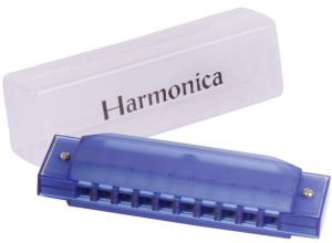 Goki Niebieska Harmonijka Ustna, Plastikowa, 10 Tonów (13008) 1