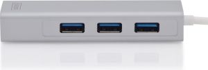 HUB USB Digitus 1x RJ-45  + 3x USB-A 3.0 (DA-70255) 5