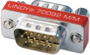 Adapter AV Lindy Mini Adapter D-Sub męski-męski (70092) 1