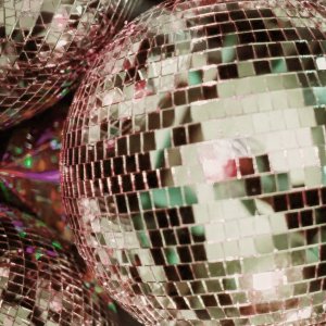 Rosa discokugle, 20 cm 12