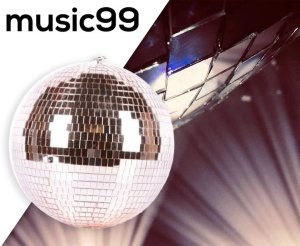 Rosa discokugle, 20 cm 4