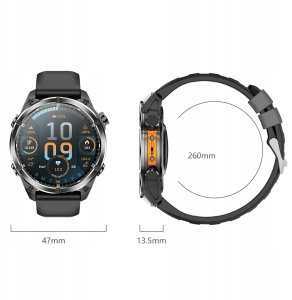 SMARTWATCH MĘSKI ZEGAREK ROZMOWY WODOODPORNY SPORT AMOLED SMART WATCH MENU 2
