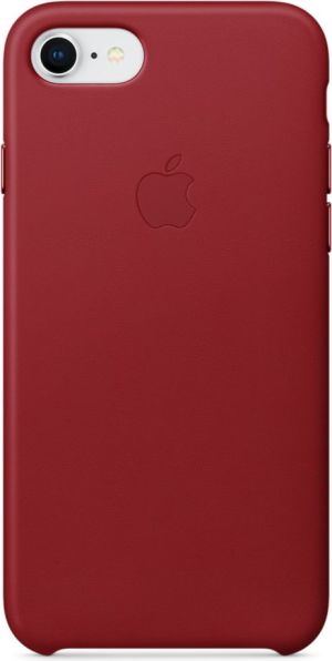 Apple Skórzana nakładka do Apple iPhone 8 / 7 czerwona (MQHA2ZM/A) 1