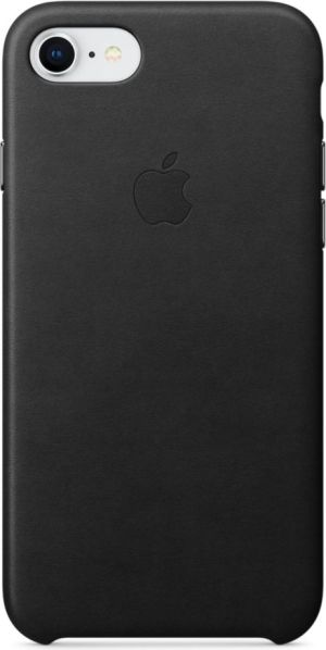Apple Skórzana nakładka do Apple iPhone 8 / 7 czarna (MQH92ZM/A) 1