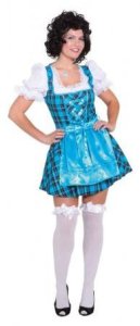 Dirndl kjole, turkis 1