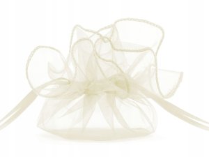 Creme organza poser, 25 cm 1