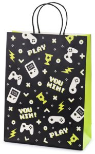 PartyDeco TNP32, Gift wrap bag, Black, Multicolour, Pattern, Theme party, Black, Indoor/outdoor 1