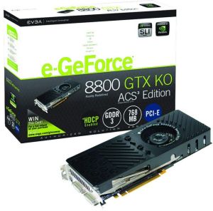 Karta graficzna EVGA GeForce 8800 GTX 768MB E8800GTX 768MB 384bit DDR3 TV DVI 1