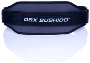 DBX BUSHIDO Pas kulturystyczny wzmocniony do ćwiczeń czarny r. L 1