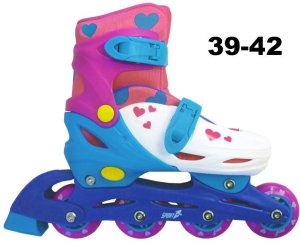 Sport1 ''Easy Roller'' Pink inlinere Rulleskøjter til børn str. 39-42 1