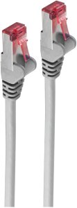 shiverpeaks Patchkabel S/FTP Cat.6a grau 0,15 m 1