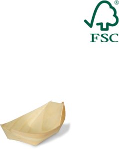 Træbåd poppeltræ 11cm 100stk/pak - (100 stk.) 1