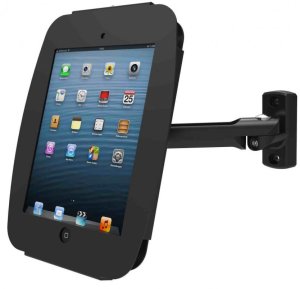 Compulocks iPad Pro 12.9" (3-6th Gen) Space Enclosure Swing Wall Mount Black, 32.8 cm (12.9"), iPad Pro 12.9 (3rd Gen), Black, Aluminium, Round key, 2 pc(s) 2