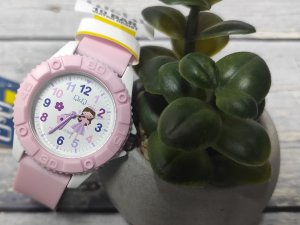 Zegarek QQ VQ96-027 dziecięcy kolorowy księżniczka . 2