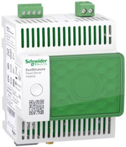 Schneider Electric PAS600L, White, DIN-rail, IP20, RP-SMA, 512 MB, Modbus TCP DLMS HTTPS NTP/SNTP IPv4 IPv6 TCP/IP 1