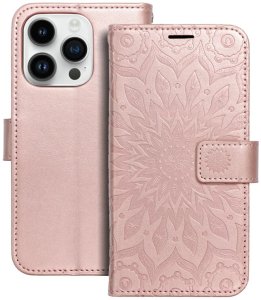 Kabura MEZZO Book do IPHONE 14 Pro mandala złoty róż 1