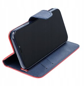 Kabura FANCY Book do XIAOMI Redmi Note 14 PRO 5G / 14 PRO PLUS 5G czerwono granatowy 5