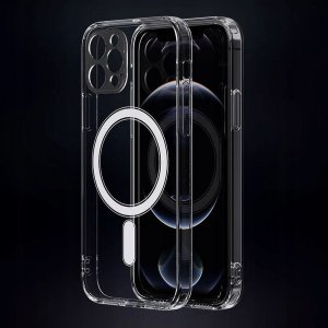 Futerał CLEAR MAG COVER kompatybilny z MagSafe do SAMSUNG S22 Ultra transparentny 5
