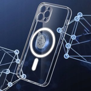 Futerał CLEAR MAG COVER kompatybilny z MagSafe do SAMSUNG S22 Ultra transparentny 6