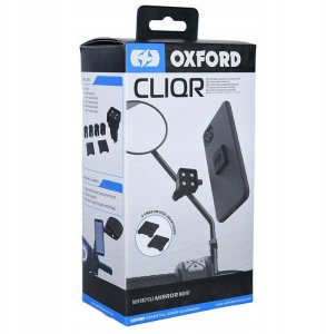 Uchwyt do telefonów CLIQR mocowany do lusterek OXFORD (śr.: 10/16mm) 1
