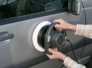 POLERKA 240 mm, 120W, 230V, 2 NAKŁADKI 11