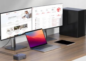 AV Access KVM Switch iDock C10 Stacja dokująca USB-C 60 W 4K 60Hz nowy 2