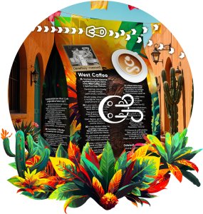 Kawa Ziarnista West Caffee ZESTAW 2KG Honduras + Mexico 8