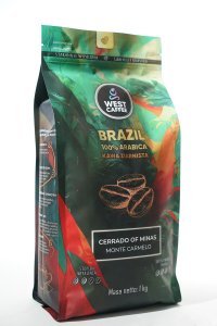 Kawa Ziarnista West Caffee 2KG ZESTAW Brazylia + Kolumbia 13